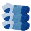 BambooMN Women's Small Medium Super Aloe Infused Fuzzy Cozy Nylon Ankle Home Bed Socks, Blueberry 9 Pairs view 2