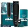 Gillette Intimate Men's Pubic Hair Trimmer, SkinFirst Pubic Hair Trimmer for Men, Waterproof, Cordless for Wet/Dry Use, Shaver for Men, Lifetime Sharp Blades, Includes Anti Chafe Stick, Gift Set view 1