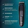 Gillette Intimate Men's Pubic Hair Trimmer, SkinFirst Pubic Hair Trimmer for Men, Waterproof, Cordless for Wet/Dry Use, Shaver for Men, Lifetime Sharp Blades, Includes Anti Chafe Stick, Gift Set view 3