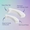 Satin Smooth EZ Grip Non-Woven Wax Strips for Face & Body  Contour Facial Wax Strips Hair Removal, Waxing Strip for Women, 100 ct view 4