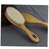FOMIYES Dense Wool Brush Natural Handle for Cleaning Hair Residue for Household and Barber Shop Use view 1