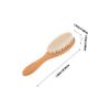 FOMIYES Dense Wool Brush Natural Handle for Cleaning Hair Residue for Household and Barber Shop Use view 2
