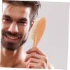 FOMIYES Dense Wool Brush Natural Handle for Cleaning Hair Residue for Household and Barber Shop Use view 3
