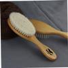 FOMIYES Dense Wool Brush Natural Handle for Cleaning Hair Residue for Household and Barber Shop Use view 4