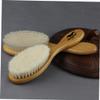 FOMIYES 2pcs Dense Wool Brush for Beard and Hair Cleaning Curved Handle Grooming Tool for Household and Barber Shop Use Natural Design for Comfort and Efficiency view 3