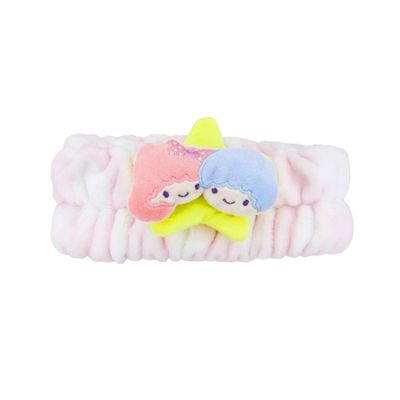 The Crme Shop 3D Teddy Headyband Ultra-Soft Plush Design Keeps Hair Away During Skincare & Makeup Routines Comfortable Fit Gentle on Skin Adorable Teddy Bear Aesthetic Washable (Little Twin Stars)