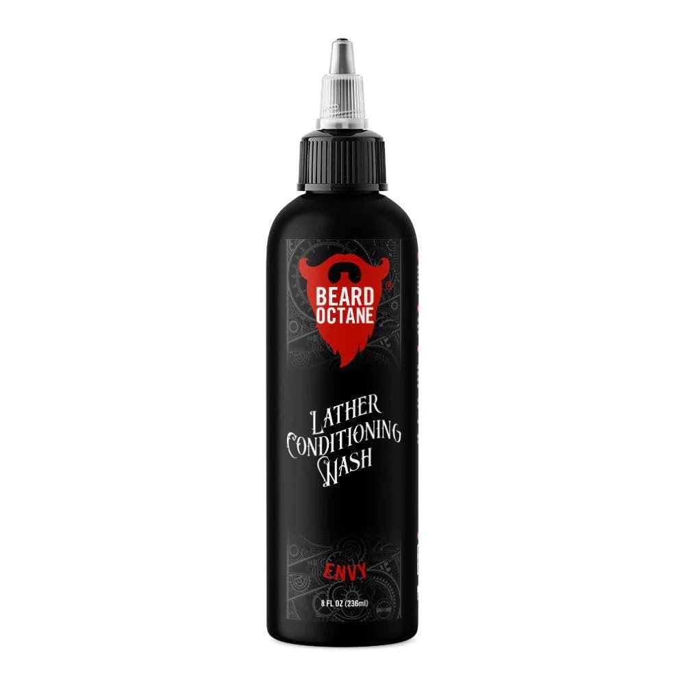 Beard Octane: Envy Beard Wash - 8 oz Shampoo for Soft, Moisturized Beards with Shea Butter & Jojoba - Made in USA