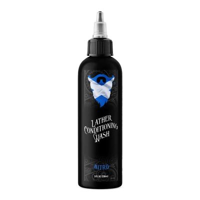 Beard Octane: Nitro Beard Wash - 8 oz Shampoo Cleans & Moisturizes with Shea Butter & Jojoba for Healthy, Softer Beards - Made in USA