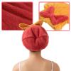 AMALLI Cute Big Bow Super Absorbent Hair Towel Wrap for Wet Hair, Microfiber Hair Drying Caps Wrap with Bow-Knot, Thick Absorbent SPA Wrap Bow Hat for Curly Long Wet Hair for Women (4-Pack, All Four) view 2