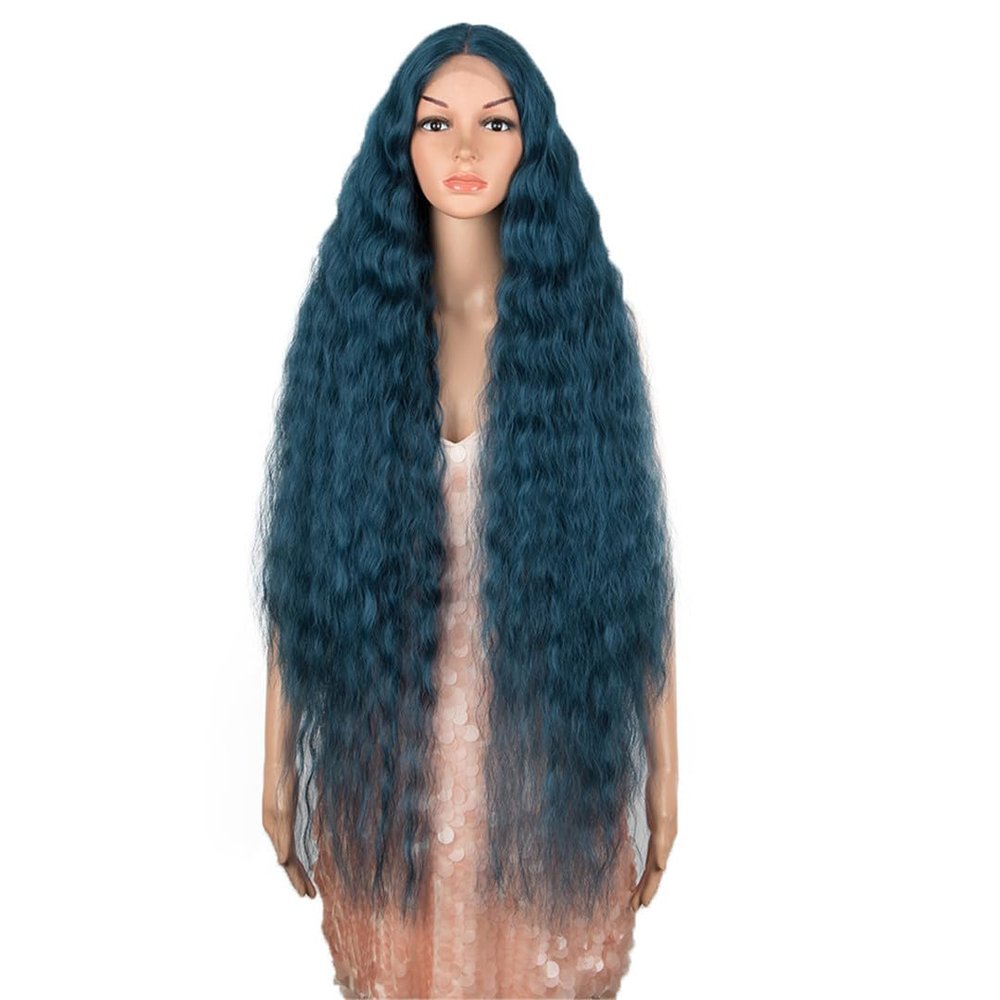 Synthetic Lace Front Wig Long Curly Wigs For Women Lace Front Wig Blonde Full Lace Wig Blonde Lace Wig Cosplay