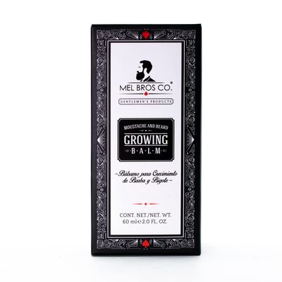 MEL BROS CO Beard and Moustache Growing Balm 2oz - Biotin & Keratin