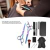 11 PCS Hair Cutting Scissors Kits, Professional Hairdressing Scissors Set, Thinning Scissors, Comb, Cape, Clips, for Barber, Salon, Home view 4