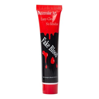 Halloween Fake Blood Washable, Halloween Blood Splatter Realistic Effect Sticky Blood for Clothes, Zombie Bride, Clown, Vampire and Monster, Halloween Cosplay