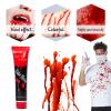 Halloween Fake Blood Washable, Halloween Blood Splatter Realistic Effect Sticky Blood for Clothes, Zombie Bride, Clown, Vampire and Monster, Halloween Cosplay view 4