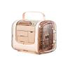 BinOxy Makeup Organizer Dressing Table Jewelry Box Desktop Storage Necklace Earrings Multi Layer Exquisite Portable Lipstick Storage Box Makeup Storage Shelf view 1