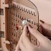 BinOxy Makeup Organizer Dressing Table Jewelry Box Desktop Storage Necklace Earrings Multi Layer Exquisite Portable Lipstick Storage Box Makeup Storage Shelf view 4