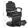 Artist hand Barber Chair All Purpose Hydraulic Recline Salon Chair Beauty Spa Vintage Barber Chair Heavy Duty Chair(Black) view 2