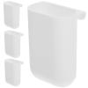 Alipis Sturdy and Easy to Clean 4pcs Little Hanging Bucket Storage Baskets White Wicker Storage Basket Hanging Cup Holder for Cart Tabletop Sundries Container view 3