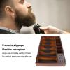plplaaobo Barber Clipper Tray, Wooden Professional Counter Top Organizer, Large Area Slide Resistant Clipper Holder Organizer view 4