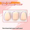 Advanced Sponge Makeup Applicator with Multifunctional Beauty Tools - 3 pcs Air Hole Puff, Transform Your Beauty Routin with Korean Makeup Sponges for Face & Body, Foundation Sponge for Liquid Makeup view 2