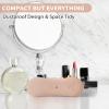 coclothy Travel Makeup Brush Holder, Anti-fall Out Silicone Portable Bag view 2