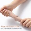 coclothy Travel Makeup Brush Holder, Anti-fall Out Silicone Portable Bag view 3