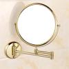JOCCOS Makeup Mirror 8-inch Two-Sided Swivel Wall Mounted Mirror, Extending Folding Bathroom Shaving Cosmetic Make Up Mirror view 3