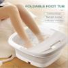 Collapsible Pedicure Foot Spa Electric Foot Bath Spa with Heat and Massage, Bubble, Foot Massager Spa for Feet Stress Relief Soaker Home Basin view 3