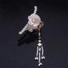 1Pc Retro Flower Tassel Hair Clip Hanfu Style Hair Accessories Hair Claw Pearl Clip For Women Girls view 4