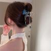 Korean Hair Clips For Women Clip Korean Crystal Diamond Tassel Hair Claw Clip Hair Accessories view 3