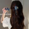 Korean Hair Clips For Women Clip Korean Crystal Diamond Tassel Hair Claw Clip Hair Accessories view 4