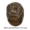 SINGA HAIR Toupee for Men Human Hair Replacement System Injected PU Mens Toupee Wig Durable Poly Skin Hair Piece Unit for Men8X10#510 Medium Light Brown+10% Gray view 2