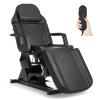 Artist hand Facial Bed for Esthetician Massage Table Beauty Bed Medical Aesthetic Tattoo Chair with 3 Motor Electrical Adjustments,Black view 1