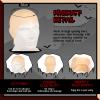 Ceenna 12 Set Bald Caps Bulk Makeup Latex Bald Caps Head Wig Cap for Adults Halloween Theme Party Supplies (Basic Style) view 2