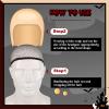 Ceenna 12 Set Bald Caps Bulk Makeup Latex Bald Caps Head Wig Cap for Adults Halloween Theme Party Supplies (Basic Style) view 3