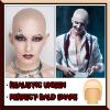 Ceenna 12 Set Bald Caps Bulk Makeup Latex Bald Caps Head Wig Cap for Adults Halloween Theme Party Supplies (Basic Style) view 4