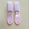 SQULIGT 6Pcs Nail Brush for Cleaning Fingernails, Handle Grip Cleaning Brush for Nail and Toenail, Nail Dust Brush Manicure Pedicure Tools Scrubbing Brush Women Men Home Salon(Pink) view 4