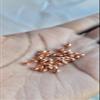 Beaditwearitloveit Metal Loc sprinkle Hair Beads, DreaLock Hair Accessories, Loc Jewelry (100% Copper, 8/0 3mm) view 4