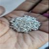 Bead It Wear It Love It Metal Loc sprinkle Hair Beads, DreaLock Hair Accessories, Loc Jewelry (Sterling Silver Plated Brass, 6/0 4mm) view 3
