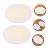Beavorty 10pcs Exfoliating Loofah Sponge Pad Loofah Body Scrubbers Gentle Skin Bath Brush view 4