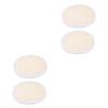 Beavorty 4pcs Natural Loofah Pads Body Scrubbers for Shower Back Gentle Exfoliating Sponge Pads for Boys and Girls Adults Easy Hang Grip Lanyard Elastic Band view 1