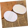 Beavorty 4pcs Natural Loofah Pads Body Scrubbers for Shower Back Gentle Exfoliating Sponge Pads for Boys and Girls Adults Easy Hang Grip Lanyard Elastic Band view 2
