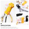 FOMIYES 9 pcs dead skin shears protective case fingernail scissors para uas nail protector cuticle tweezers covers cuticle trimmer covers cuticle scissors covers blogger pedicure view 2