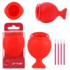 Lip Plumper Device Lip Filler Beauty Pump,Soft Material Pout Lips Enhancer Plumper Tool, Natural Pout Mouth Tool view 1