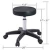 72.8" Professional Massage Table Portable Massage Bed for Spa Salon Tattoo with Hydraulic Stool 3-Section Multipurpose Massage Bed Spa Equipment Spa Beds & Tables 72.8"(L) x24.4(W) x 27.6"(H) view 2