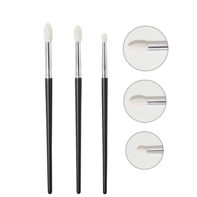 3Pcs Goat Hair Tapered Crease Blending Brush Eyeshadow Make Up Cosmetic Kit Maquiagem Smudge Eye Makeup Brushes