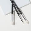 3Pcs Goat Hair Tapered Crease Blending Brush Eyeshadow Make Up Cosmetic Kit Maquiagem Smudge Eye Makeup Brushes view 3