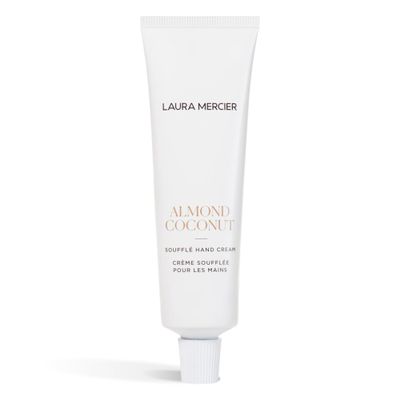 Laura Mercier Souffl Hand Cream, 24HR Hydration, Nourishes and Repairs, Instantly Moisturizes and Improves Skin Texture, Infused with Shea, Mango, and Cocoa Butters, Almond Coconut