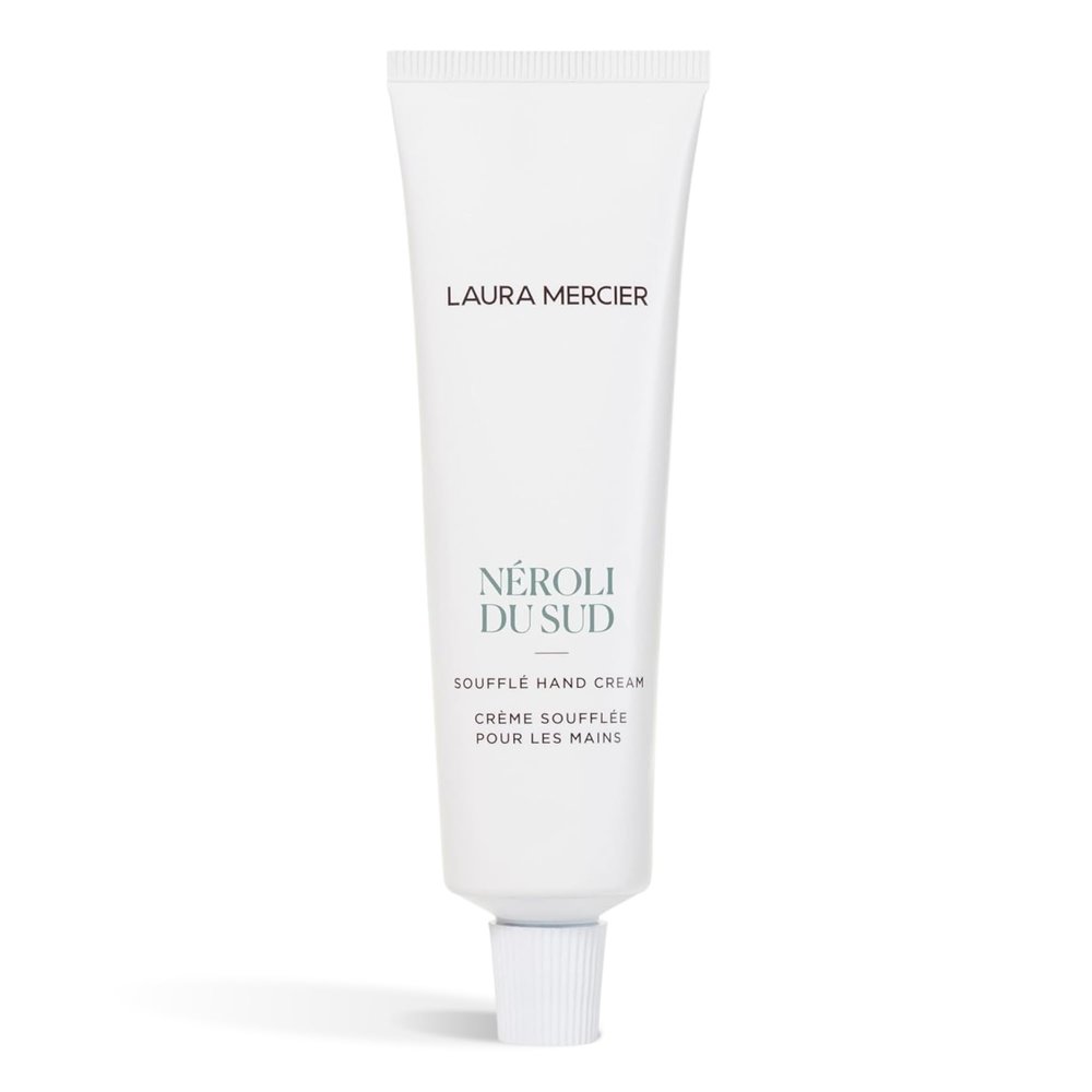 Laura Mercier Souffl Hand Cream, 24HR Hydration, Nourishes and Repairs, Instantly Moisturizes and Improves Skin Texture, Infused with Shea, Mango, and Cocoa Butters, Nroli du Sud