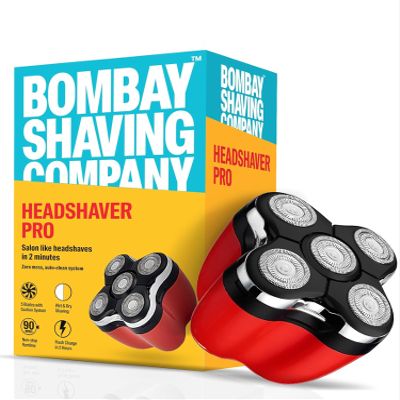 Bombay Shaving Company Head Shaver Pro | 120 Min Charge time, 90 Min Run time, Charging Indicator | IPX6 Waterproof | Head Shaver for Bald Men | Hair Trimmer for Men Orange